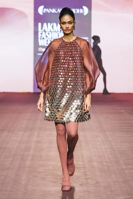 Pankaj & Nidhi Araquis Dusk Glimmer Dress 