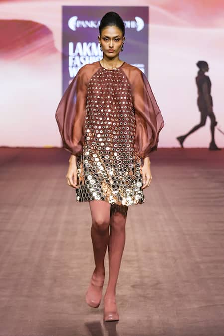 Pankaj & Nidhi Araquis Dusk Glimmer Dress 