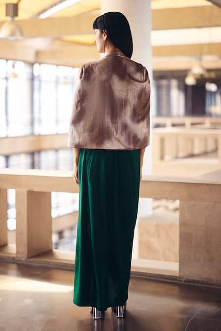 Studio Radical Terra Dash Crop Jacket & Slit Skirt Set 