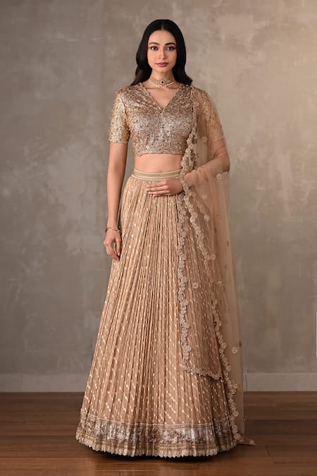 Onaya Badla Moti Embroidered Lehenga Set 