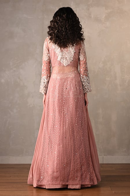 Onaya Mirror Sequin Work Jacket Lehenga Set 