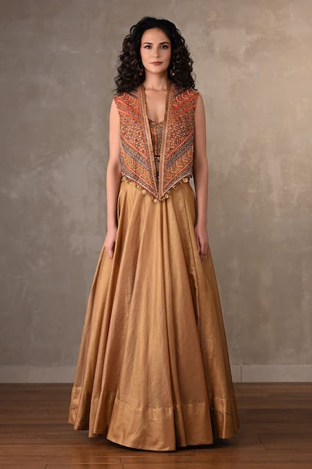 Onaya Embroidered Jacket Lehenga Set 