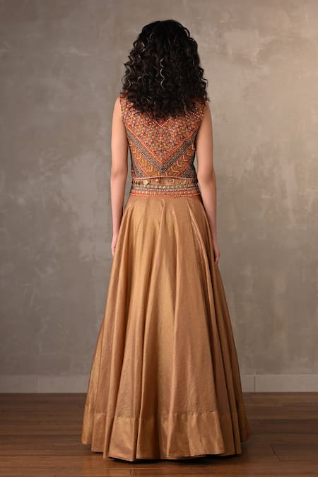 Onaya Embroidered Jacket Lehenga Set 