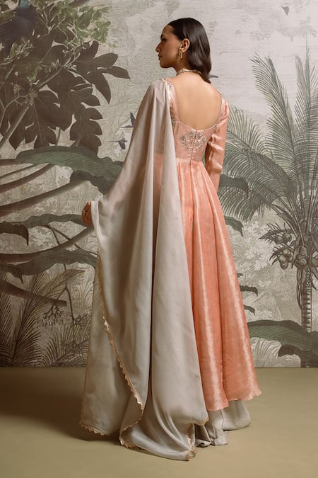 Parshya Embellished Anarkali Palazzo Set 