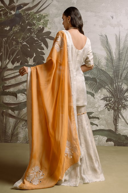 Parshya Banarasi Kurta Sharara Set 