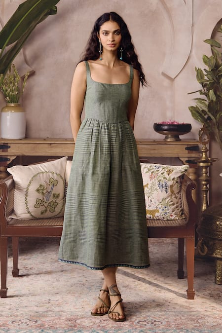 Grassroot By Anita Dongre Farley Handwoven Dress 
