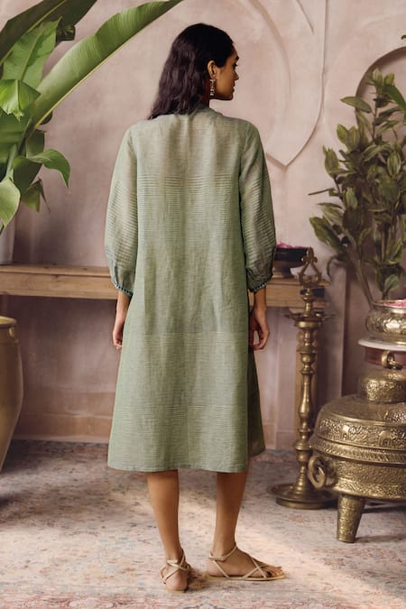 Grassroot By Anita Dongre Isylwn Handwoven Dress 