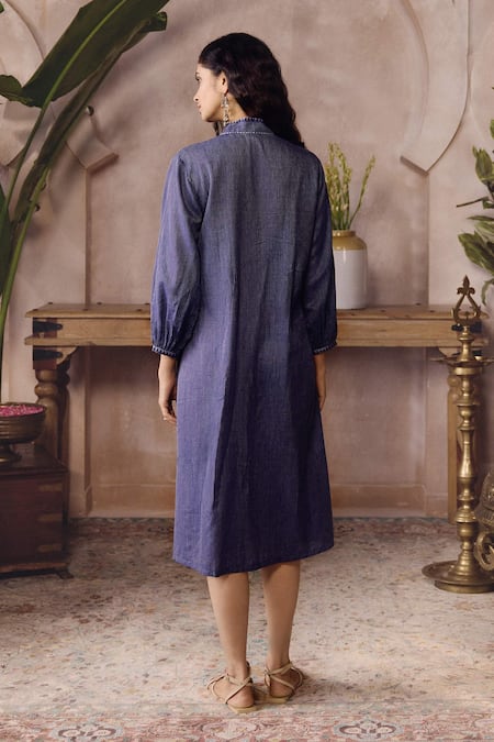 Grassroot By Anita Dongre Mazarine Handwoven Dress 