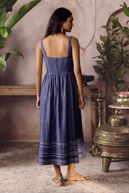 Grassroot By Anita Dongre Mysaria Handwoven Dress 