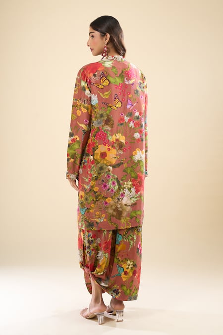 Anamika Khanna Printed Kurta & Skirt Set 