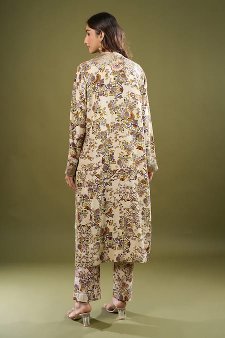 Anamika Khanna Printed Kurta Pant Set 