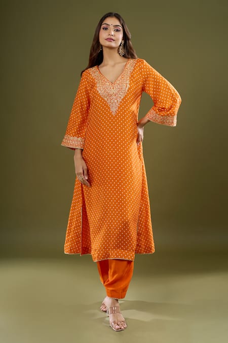 Sheetal Batra Embroidered Kurta & Salwar Set 