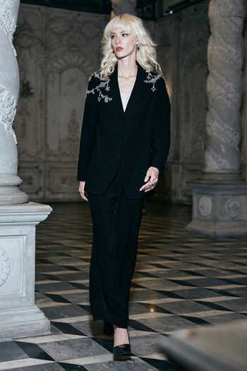 Buy_Dash And Dot_Black Polyester Straight Cut Pant _Online_at_Aza_Fashions