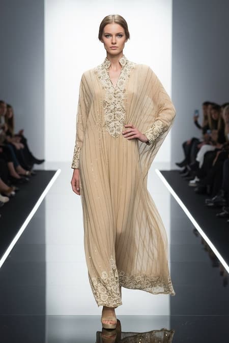 Nikita Mhaisalkar Baroque Embroidered Kaftan