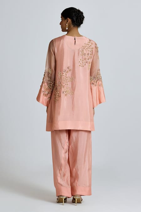 One Not Two Floral Cluster Embroidered Kurta & Salwar Set 