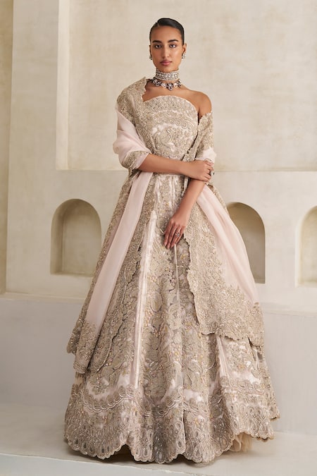 Pankaj & Nidhi Hellebore Carnival Hand Embellished Lehenga Set 
