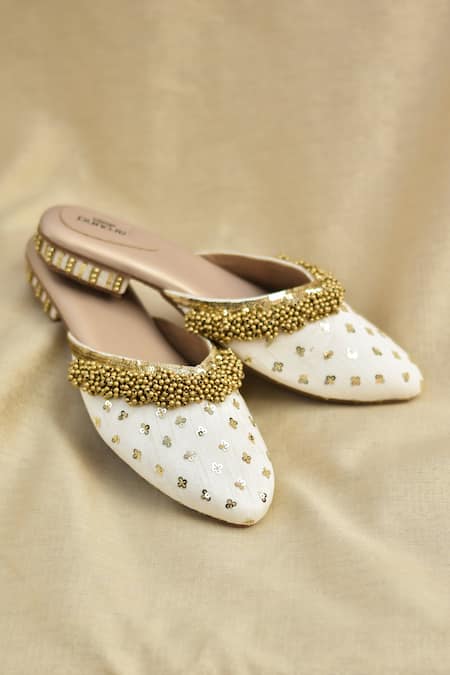 Around Always Twinkle Embroidered Slip-ons 