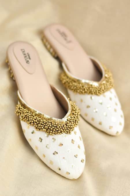 Around Always Twinkle Embroidered Slip-ons 