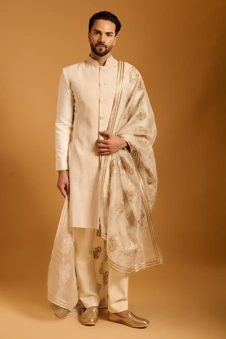Siddartha Tytler Gradient Thread Work Sherwani Set 