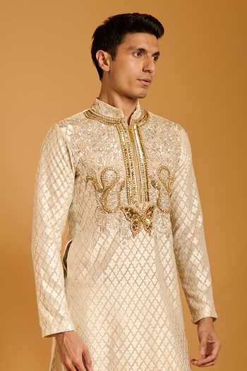 Siddartha Tytler Thread Work Kurta Set 