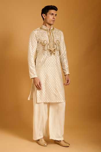 Siddartha Tytler Thread Work Kurta Set 