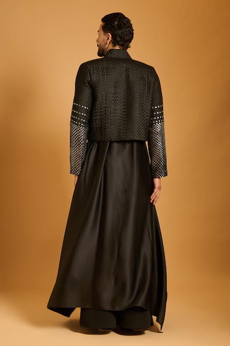 Siddartha Tytler Draped Kurta Pyjama Set 