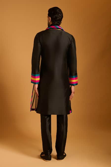 Siddartha Tytler Chevron Pattern Kurta Set 