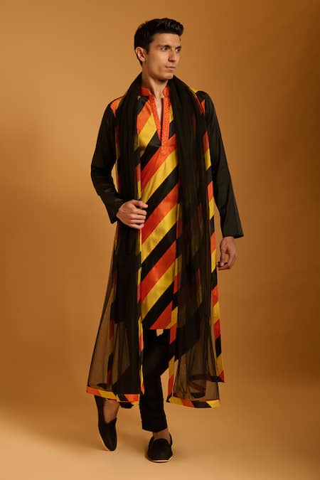 Siddartha Tytler Striped Kurta Set 