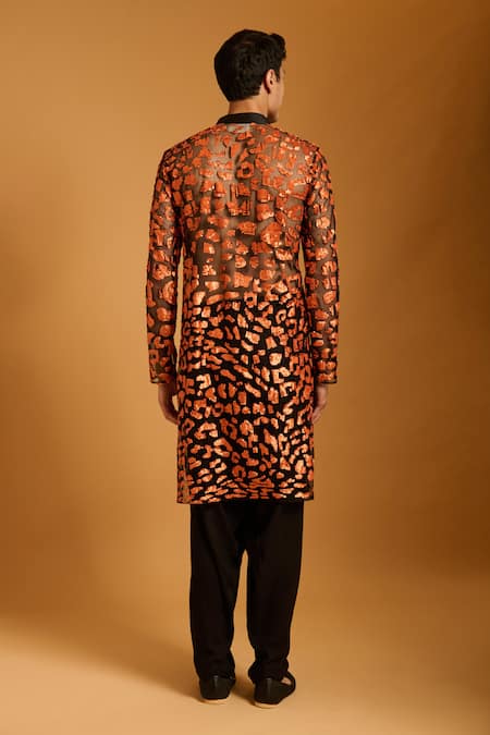 Siddartha Tytler Sequin Embellished Kurta Set 