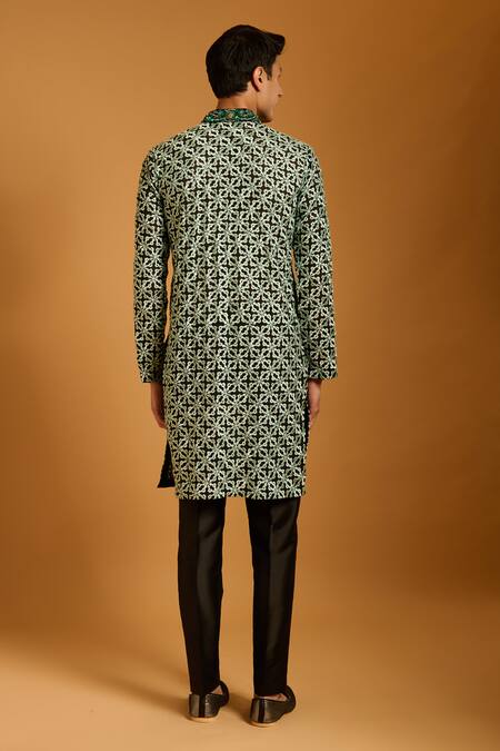 Siddartha Tytler Thread Work Kurta Set 
