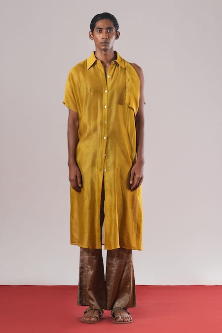 Urvashi Kaur Ilana Handwoven Wide-Legged Pant