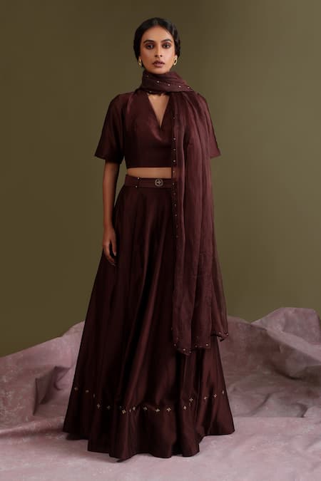 Chokhi Chorri Dhwani Silk Chanderi Lehenga Set 