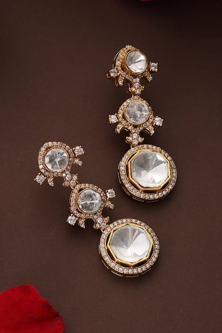 Swabhimann Polki Dangler Earrings 