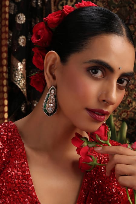 Swabhimann Polki Embellished Earrings 