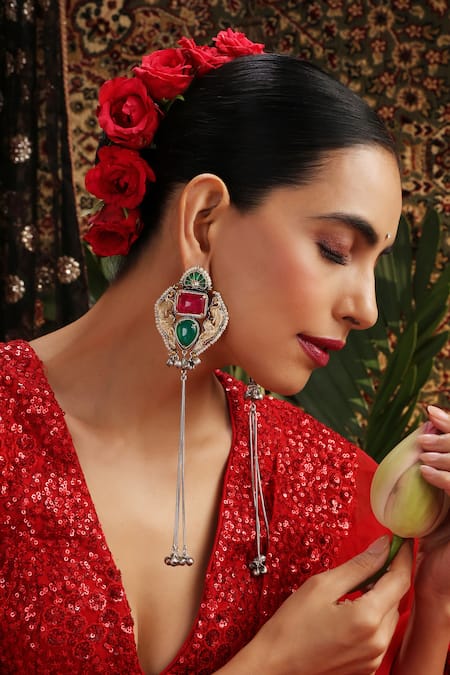 Swabhimann Tassel Drop Earrings 