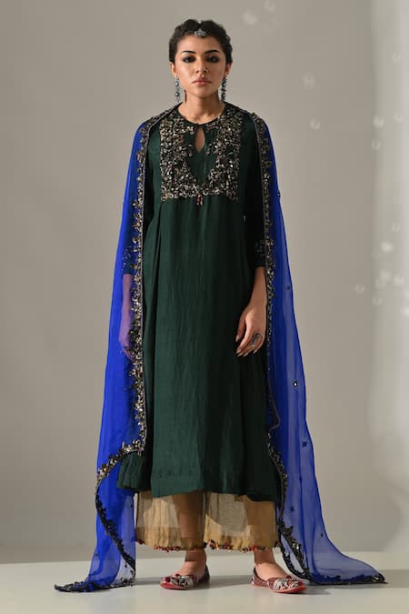 Medha Embroidered Tunic Pant Set 