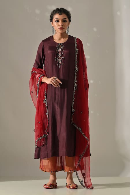 Medha Hand Embroidered Tunic Set 