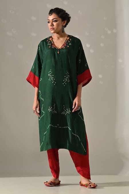 Medha Hand Embroidered Kurta & Salwar Set 