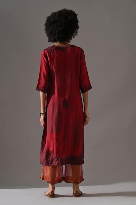 Medha Patchwork Tie-Dyed Tunic & Pant Set 