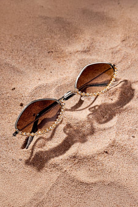 PRERTO Cannes Jeweled Sunglasses 