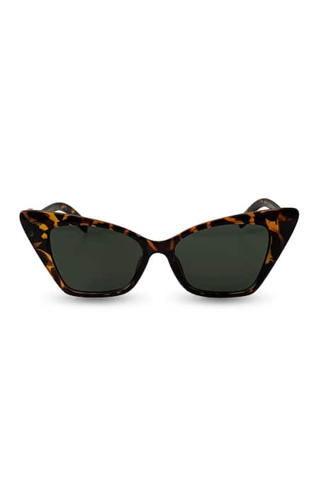 PRERTO Textured Cat Eye Sunglasses 
