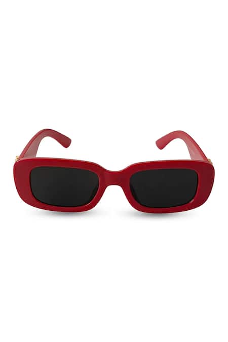 PRERTO Personalized Cherry Red Sunglasses 