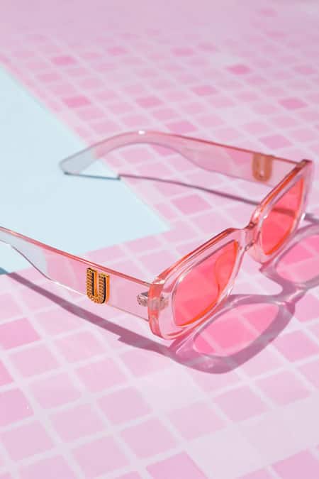 PRERTO Personalized Blush Sunglasses 