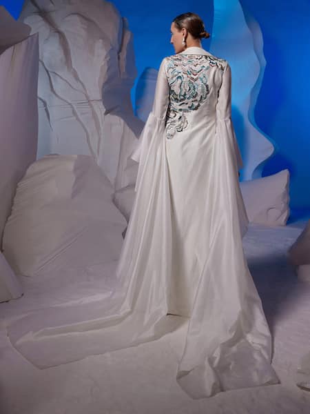 Samant Chauhan Embroidered Maxi Dress 