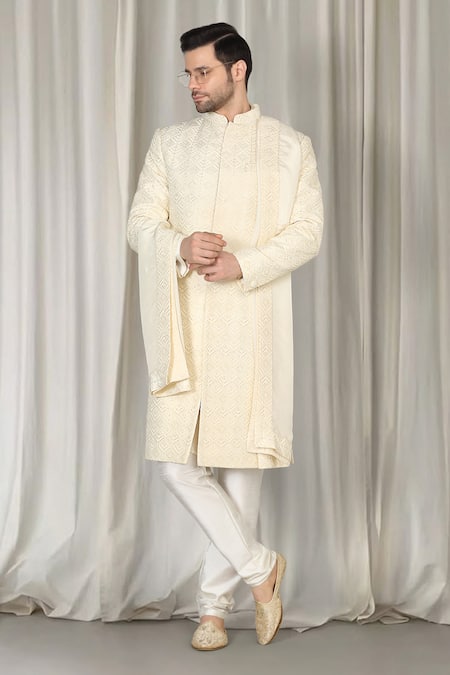 Aham-Vayam Jashne Bahar Embroidered Sherwani Set 