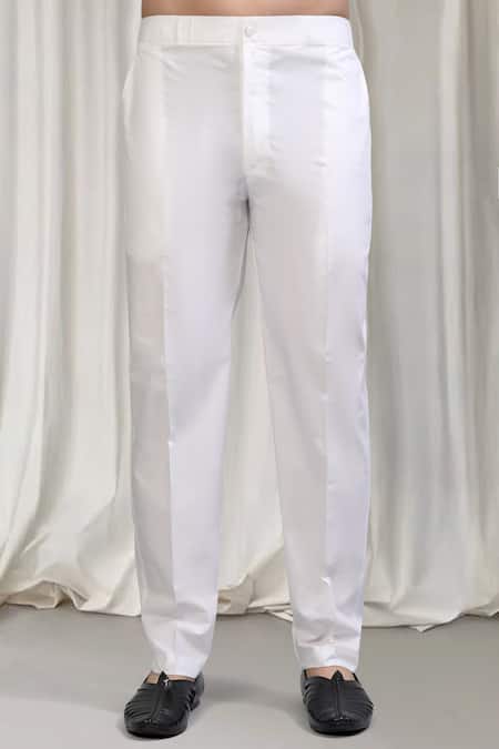 Shop_Aham-Vayam_Grey Cotton, Silk Mirrors, Embroidery Tyohaar Kurta Set _Online_at_Aza_Fashions