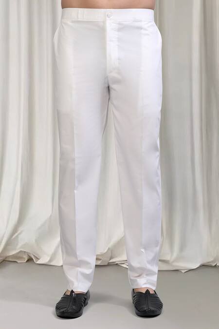 Shop_Aham-Vayam_Brown Cotton Embroidery, Metallic Thread Geometric Kurta Pant Dupatta Set _Online_at_Aza_Fashions