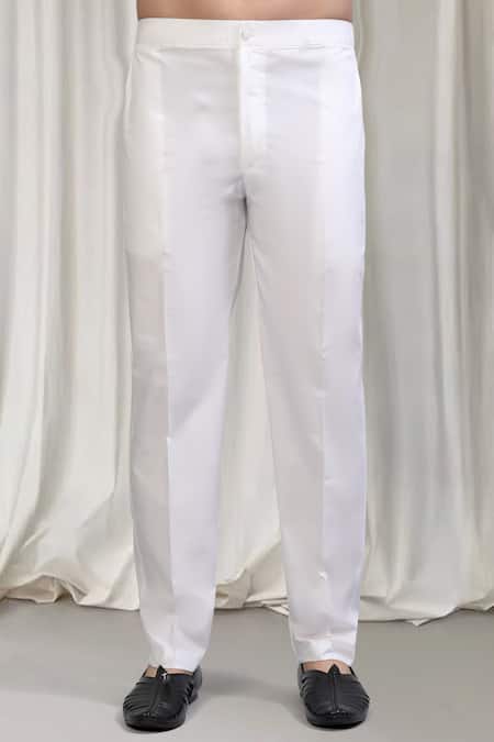 Aham-Vayam_Green Cotton Embroidery Printed Kurta And Pant Set _Online_at_Aza_Fashions