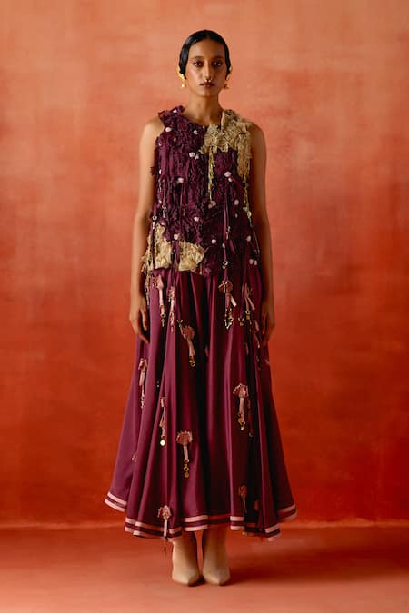 Jajaabor 3D Flower Embroidered Jacket & Skirt Set 