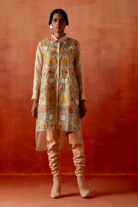 Jajaabor Embroidered Dress 